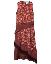 3.1 Phillip Lim - Desert Flower Fringed Asymmetric Midi Dress - Lyst