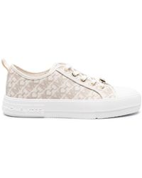 MICHAEL Michael Kors - Monogram-Print Round-Toe Sneakers - Lyst