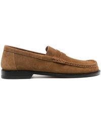 Loewe - Campo スエード ペニーローファー - Lyst