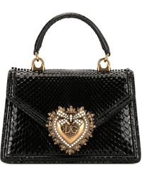 Dolce & Gabbana - 'Devotion' Handtasche mit Prägung - Lyst