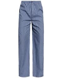Vetements - Check-Pattern Trousers - Lyst