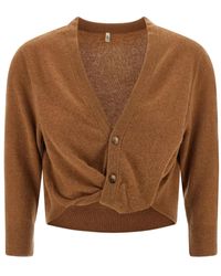 R13 - Cardigan aus Kaschmir mit Knotendetail - Lyst