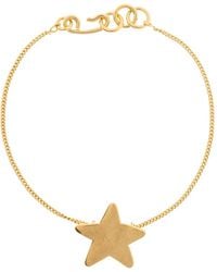 Jil Sander - Star-Pendant Curb-Chain Bracelets - Lyst