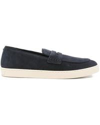 Canali - Penny-Strap Loafers - Lyst