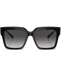 Vogue Eyewear - Logo-Print Square-Frame Sunglasses - Lyst
