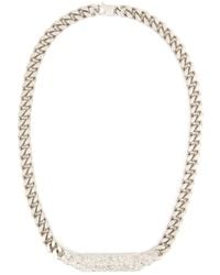 MM6 by Maison Martin Margiela - Numbers-engraved Chain Necklace - Lyst