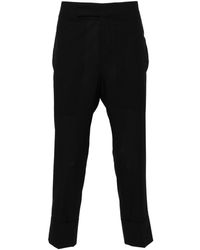 SAPIO - Cropped Tailored Wool Trousers - Lyst