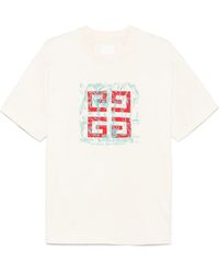 Givenchy - T-Shirt Met 4G-Print - Lyst