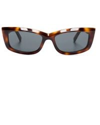 Saint Laurent - Sl 658 Rectangle-Frame Sunglasses - Lyst