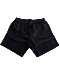 Trussardi - Logo-Patch Swim Shorts - Lyst