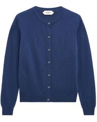 Pringle of Scotland - Crew-Neck Cashmere Cardigan - Lyst