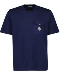 Moncler - Cotton T-shirt - Lyst