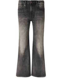 R13 - Faded Cotton Jeans - Lyst