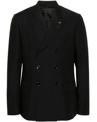 Lardini - Double-breasted blazer - Lyst