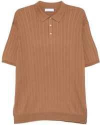 Diktat - Polo En Maille À Design Côtelé - Lyst