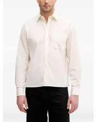 Sisley - Chest-Pocket Button-Up Shirt - Lyst