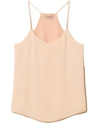 Twinset - Satin Top With Thin Shoulder Straps - Lyst