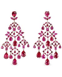 Anabela Chan - 14Kt Celestial Cascade Ruby Drop Earrings - Lyst