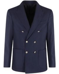 Eleventy - Blazer con doble botonadura - Lyst