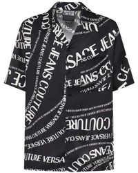 Versace Jeans Couture - Logo-Print Short-Sleeve Shirt - Lyst
