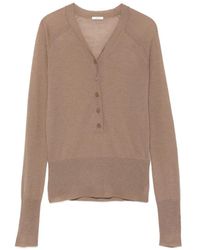 JOSEPH - Fine-Knit V-Neck Cardigan - Lyst