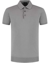 Kiton - Ribbed-Hem Polo Shirt - Lyst