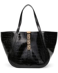 Versace - Large Greca Goddess Tote Bag - Lyst