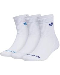 adidas - Trefoil Ribbed-Knit Socks - Lyst