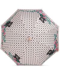 Moschino - Regenschirm mit Blumen-Print - Lyst