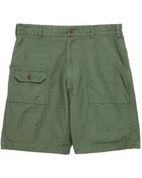 Engineered Garments - Patch-Pocket Cotton Shorts - Lyst
