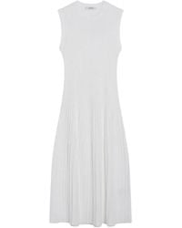Max Mara - Egizio Ribbed-Knit Sleeveless Midi Dress - Lyst