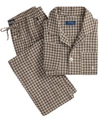 Polo Ralph Lauren - Karierter Pyjama Aus Flanell - Lyst