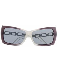 Linda Farrow - Gradient-Effect Square Frame Sunglasses - Lyst