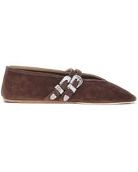 Le Monde Beryl - Claudia Ballerinas aus Wildleder - Lyst