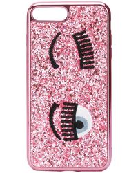 Chiara Ferragni Funda para iPhone X Flirting - Rosa