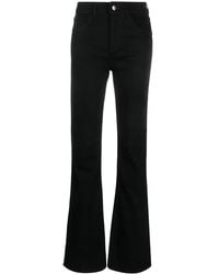 Emporio Armani - Flared Denim Cotton Jeans - Lyst