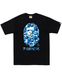 A Bathing Ape - Abc Camo Print T-Shirt - Lyst