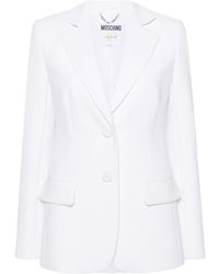 Moschino - Notched-lapels Single-breasted Blazer - Lyst