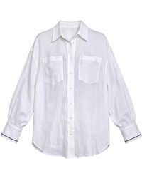 Brunello Cucinelli - Pocket-Detail Long-Sleeve Shirt - Lyst