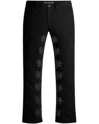 LOSTSHDWS - Floral Denim Pants - Lyst