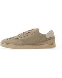 Groundies - Panama Suede-Panelled Logo-Print Sneakers - Lyst