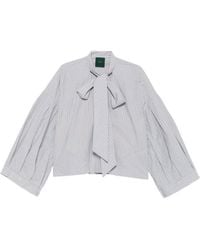 Jejia - Blouse Rayée À Col Lavallière Clo - Lyst