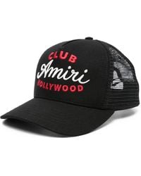 Amiri - Embroidered Mesh Trucker Cap - Lyst
