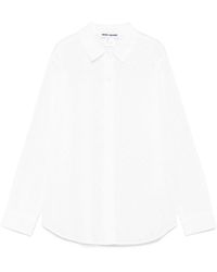 DKNY - Eyelet-Detail Long-Sleeve Shirt - Lyst