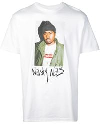 Supreme - Nasty Nas Graphic-Print T-Shirt - Lyst