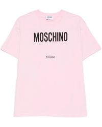 Moschino - T-Shirt À Détail De Logo - Lyst