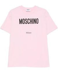 Moschino - T-Shirt À Détail De Logo - Lyst