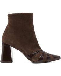 Chie Mihara - 75Mm Ludrik Suede-Leather Ankle Boots - Lyst