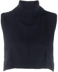 Chinti & Parker - High-neck Sleeveless Knitted Top - Lyst