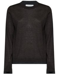 P.A.R.O.S.H. - Pull En Maille Fine À Col Rond - Lyst